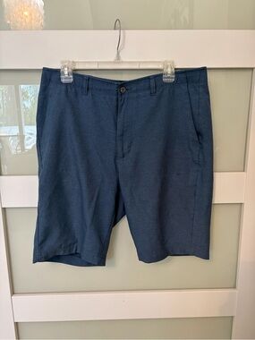 Pebble Beach Men's Dark Navy Flat Front Shorts